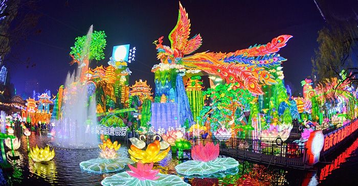第二十三届自贡国际恐龙灯会图片欣赏
