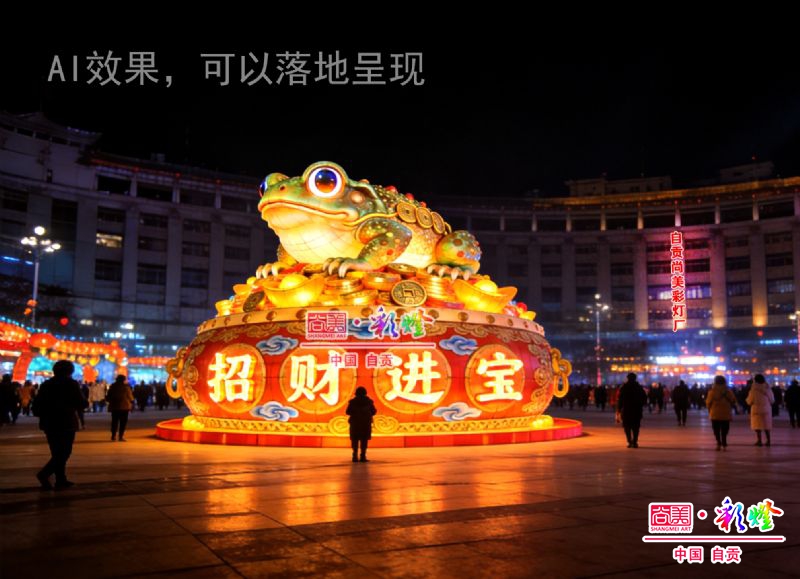 大型广场灯组《招财进宝》